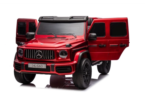 Двухместный детский электромобиль Mercedes G63 XXL Red 24V