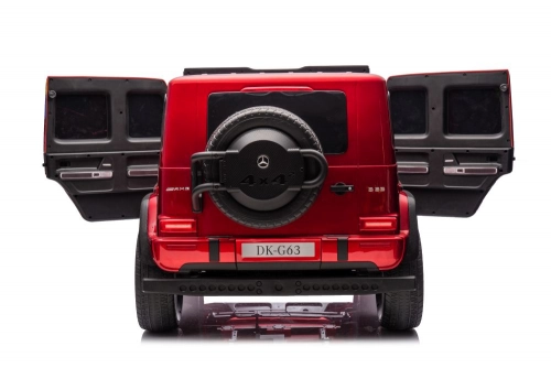 Двухместный детский электромобиль Mercedes G63 XXL Red 24V