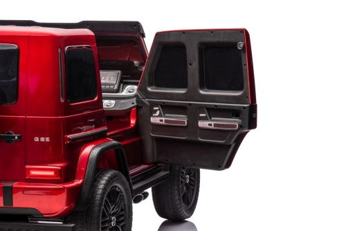 Двухместный детский электромобиль Mercedes G63 XXL Red 24V