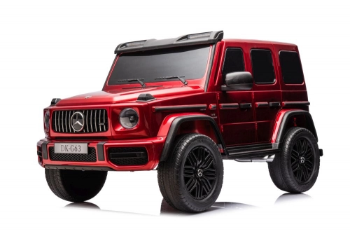 Двухместный детский электромобиль Mercedes G63 XXL Red 24V