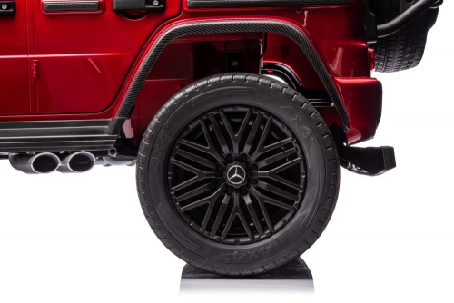 Двухместный детский электромобиль Mercedes G63 XXL Red 24V