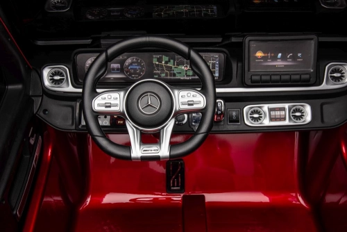 Двухместный детский электромобиль Mercedes G63 XXL Red 24V