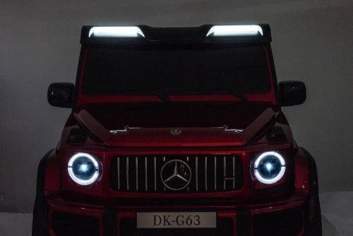 Двухместный детский электромобиль Mercedes G63 XXL Red 24V