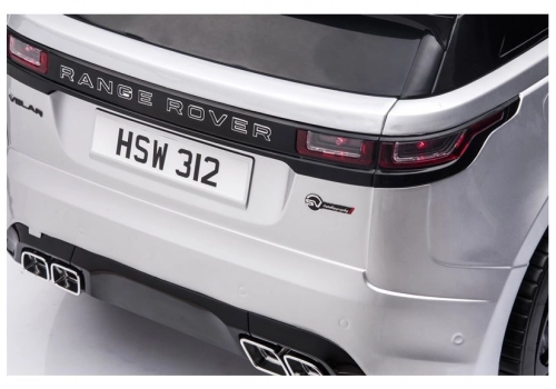 Divvietīgs bērnu elektromobilis Range Rover Silver Painted