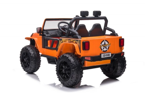 Divvietīgs bērnu elektromobilis XB-1118 Orange