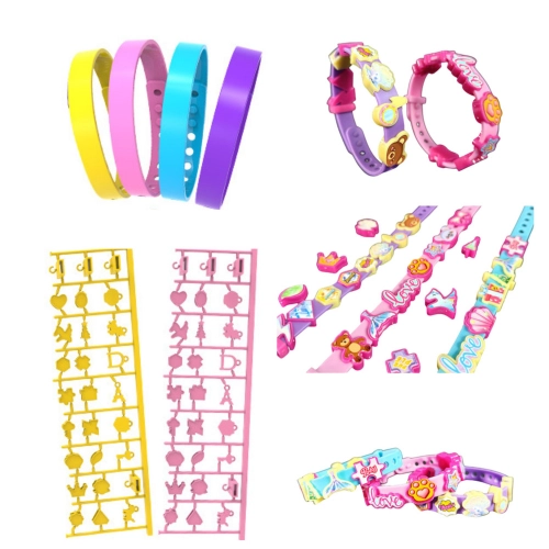 DIY Bracelet Set Animal Charms 4 Adjustable Bracelets