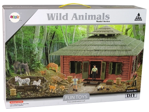 DIY Farm Kit Shed Animals Tiger Deer