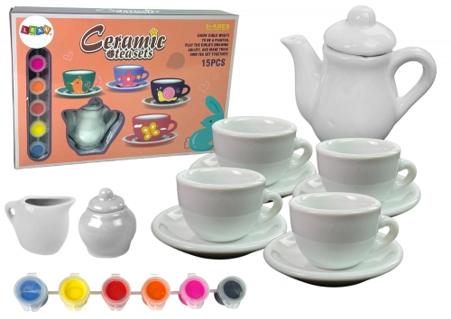 DIY Paint Porcelain Tea Set