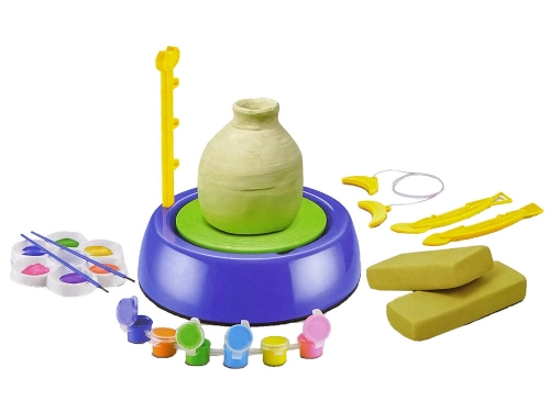 DIY Pottery Wheel Clay Art Paints Kit