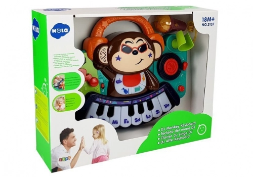 DJ Monkey Interactive Piano for Babies