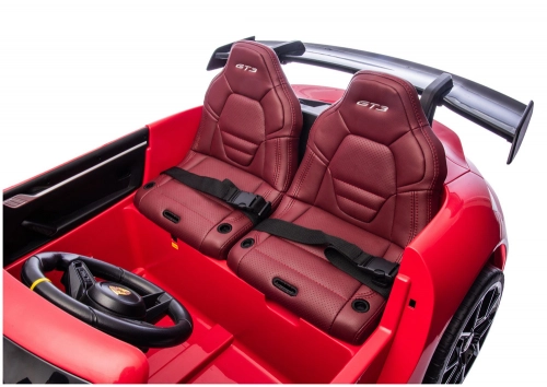 Divvietīgs bērnu elektromobilis DK-P911 Porsche GT3 Red