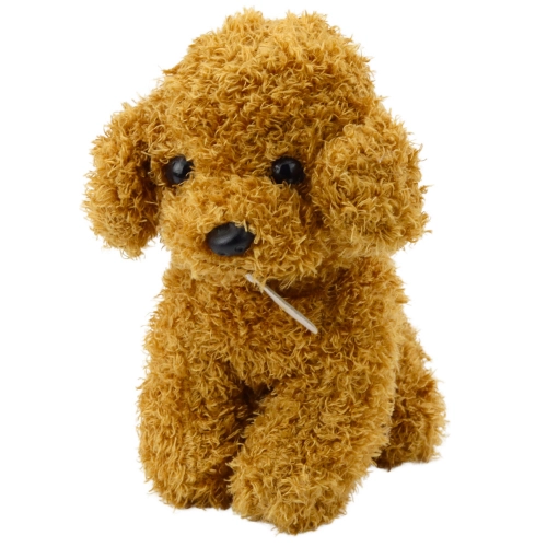 Dog in a Bag Plush Mascot Cuddly Toy Light Brown