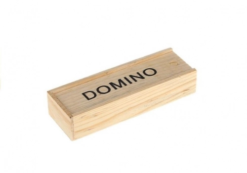Domino Dominoes Dominos In A Wooden Box 28PCS