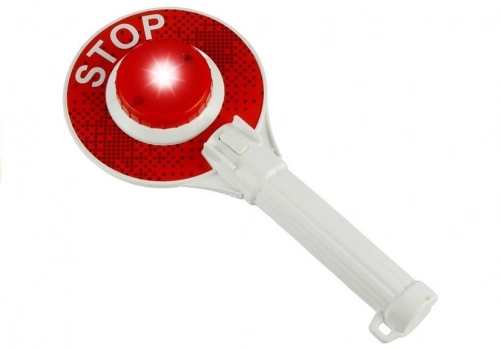 Double-sided police flashlight traffic wand