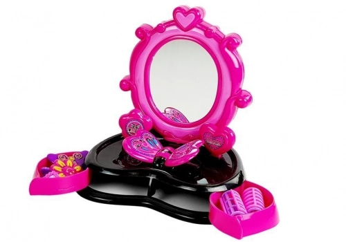 Dressing table barber braid device with sounds and lights