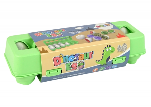 Educational Egg Sorter Set Dinosaurs Puzzle 12 Pieces