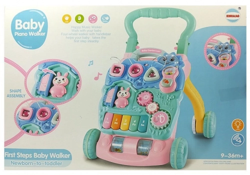 Educational Pusher for Babies with piano