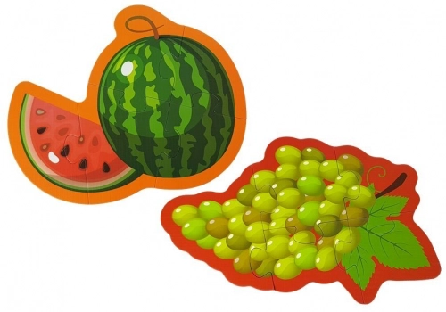 Educational Puzzle For Babies Fruits 5 Parts 40 Pieces