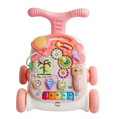 Educational Walker Table Panel Interactive Table 5in1 Pink