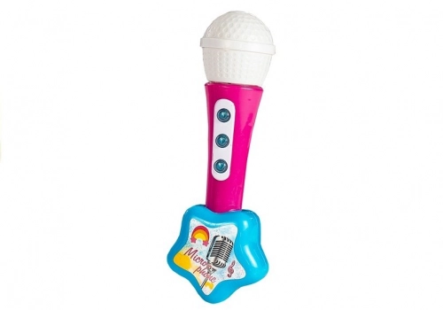 Electric Guitar With Microphone Strings Toy Pink