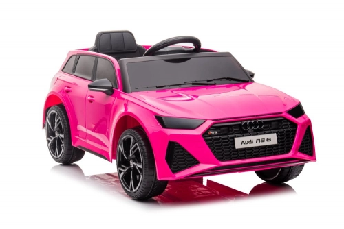 Vienvietīgs elektromobilis Audi RS6 BRD-2118 Pink