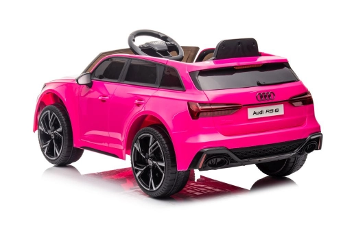 Vienvietīgs elektromobilis Audi RS6 BRD-2118 Pink