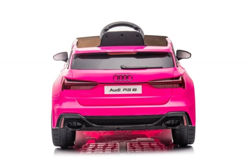 Vienvietīgs elektromobilis Audi RS6 BRD-2118 Pink