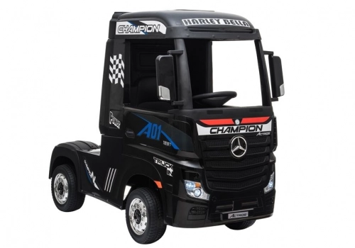 Детский электромобиль Mercedes Actros Black Painted MP4
