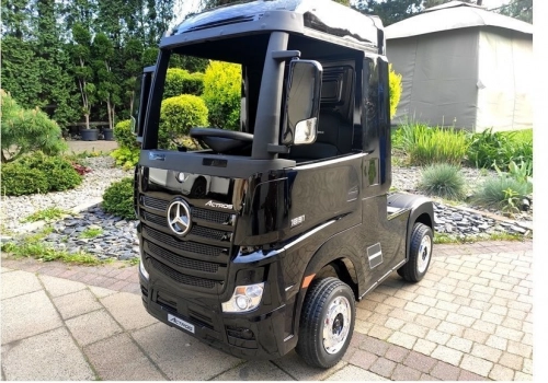 Детский электромобиль Mercedes Actros Black Painted MP4