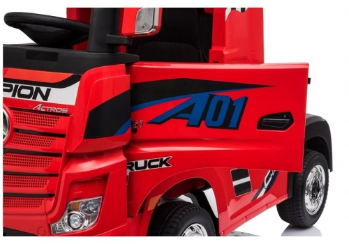 Детский электромобиль Mercedes Actros Red