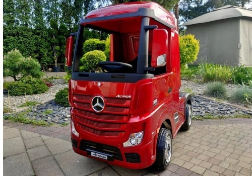Детский электромобиль Mercedes Actros Red Painted MP4