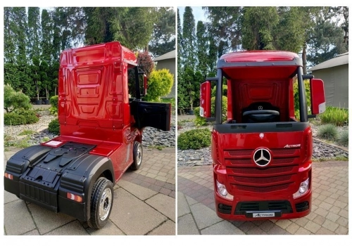Детский электромобиль Mercedes Actros Red Painted MP4