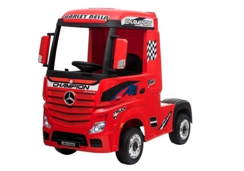 Детский электромобиль Mercedes Actros Red Painted MP4