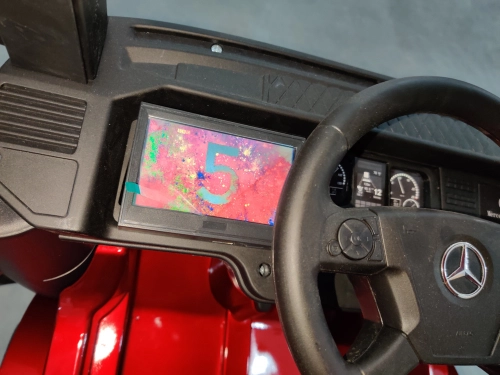 Детский электромобиль Mercedes Actros Red Painted MP4