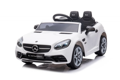 Двухместный детский электромобиль Mercedes SLC 300 White