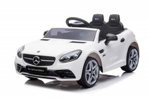 Двухместный детский электромобиль Mercedes SLC 300 White