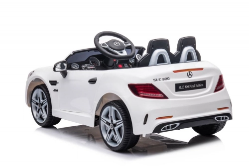 Двухместный детский электромобиль Mercedes SLC 300 White