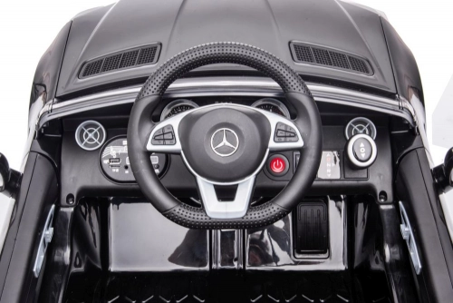 Двухместный детский электромобиль Mercedes SLC 300 White