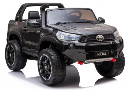 Двухместный детский электромобиль Toyota Hilux Black Painted