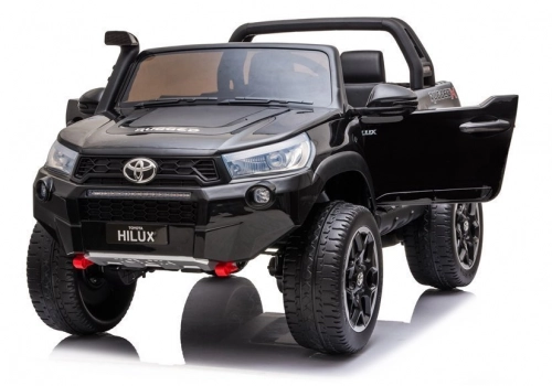 Двухместный детский электромобиль Toyota Hilux Black Painted