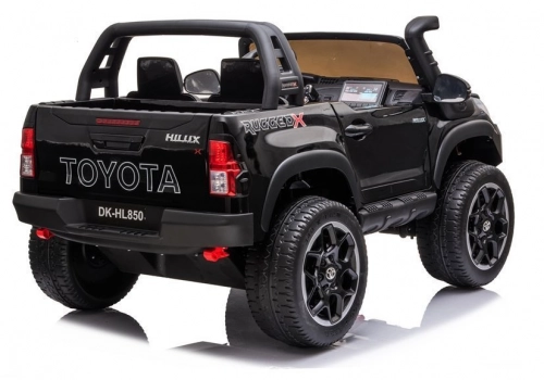 Двухместный детский электромобиль Toyota Hilux Black Painted