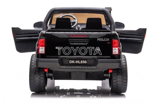 Двухместный детский электромобиль Toyota Hilux Black Painted