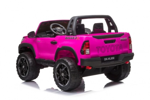 Divvietīgs bērnu elektromobilis Toyota Hilux DK-HL850 Pink