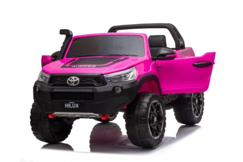 Divvietīgs bērnu elektromobilis Toyota Hilux DK-HL850 Pink