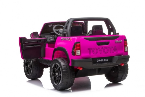 Divvietīgs bērnu elektromobilis Toyota Hilux DK-HL850 Pink