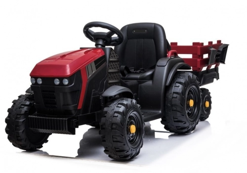 Bērnu elektriskais traktors ar piekabi BDM0925 Red