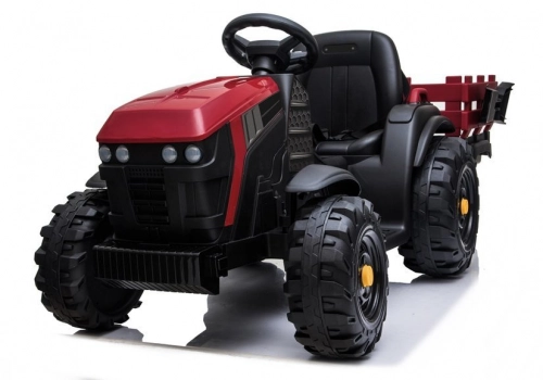 Bērnu elektriskais traktors ar piekabi BDM0925 Red