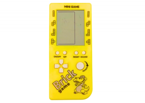 Electronic Console Game Tetris Brick Game 23 Levels Yellow