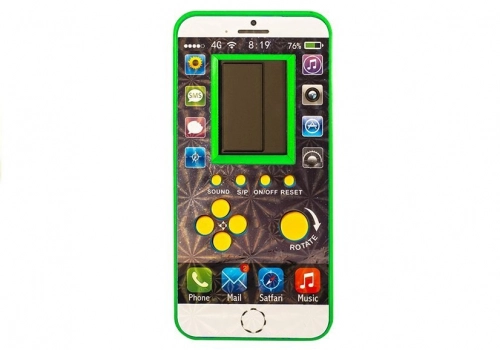 Electronic Game Tetris Green Phone