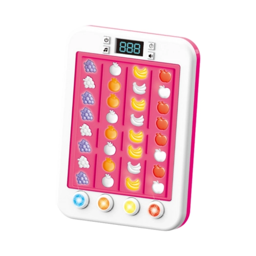 Electronic Rhythmic Game Fruit Lights Sounds Pink